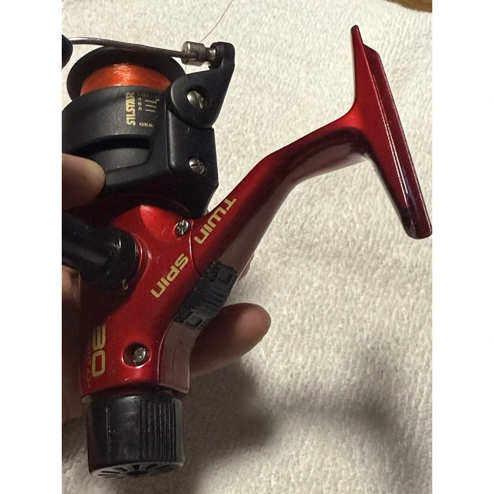 Silstar Twin Spin TS30 Spinning Fishing Reel, Gear Ratio 4:3.1 WORKS